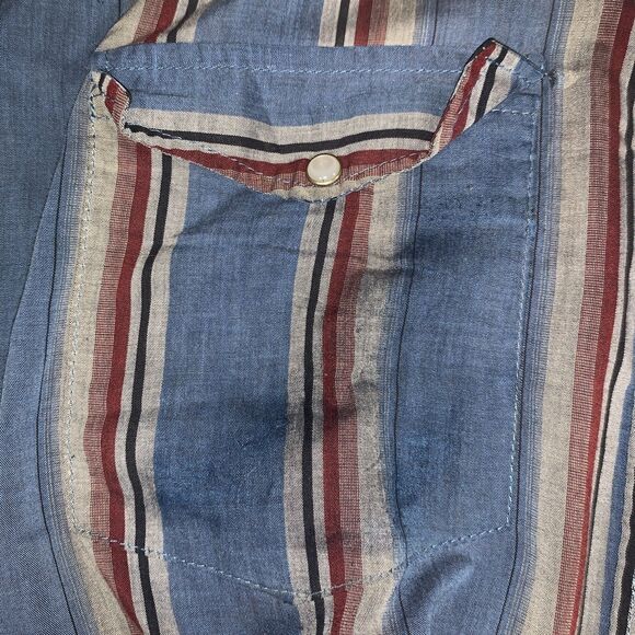 Bit And Bridle Men’s Pearl Snap Button Down Shirt - Picture 7 of 7